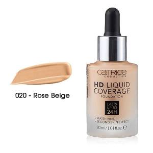 Kem Nền Kiềm Dầu Catrice HD 24h Liquid Coverage Foundation Che Phủ Hoàn Hảo