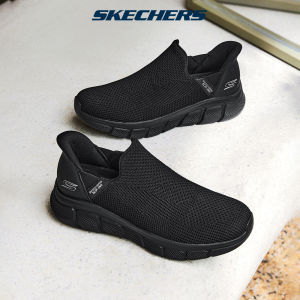Skechers Men Slip-ins BOBS Sport B Flex Resilient Casual Shoes - 118306-BBK Memory Foam Kasut Sneaker Lelaki SALE