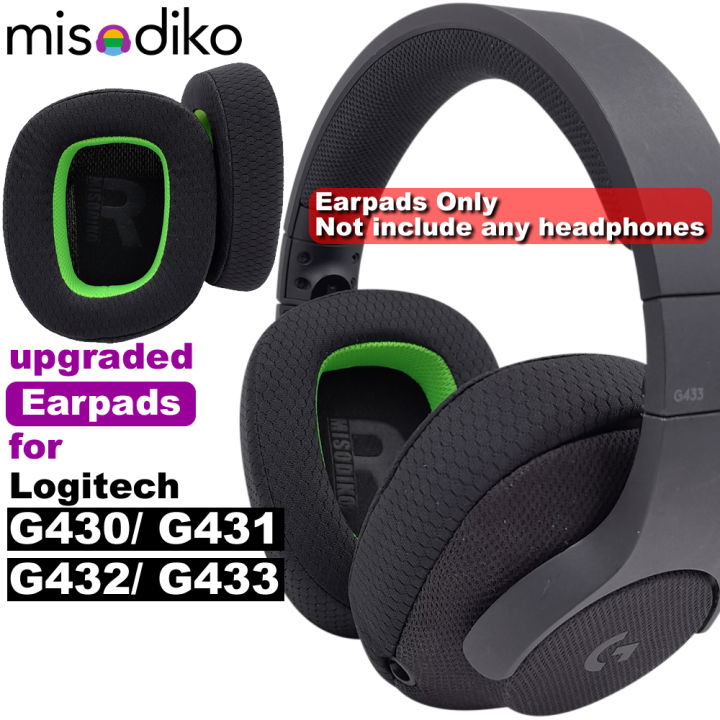 Headphones G430 G433 Misodiko Upgraded Ear Pads Cushions