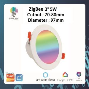 Tuya / SmartLife RGB LED Downlight LED Dimming WiFI or Zigbee Warm white and Cool White