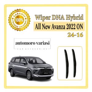 Set Wiper Mobil DNA Hybrid Blade Series Toyota All New Avanza 2022 2023 24-16 -Luckyvariasi288-