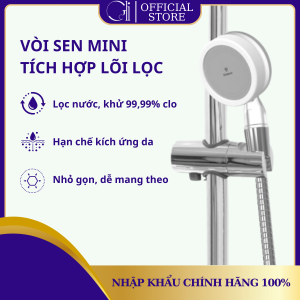 Vòi sen mini du lịch IONPOLIS KOREA - Lọc sạch cặn bẩn khử clo nhỏ gọn tiện dụng