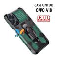 CASE OPPO A18 CASING STANDING BACK KLIP HARD CASE ROBOT NEW COVER. 