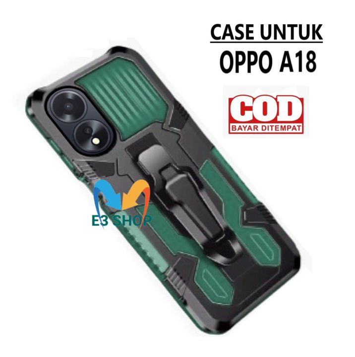 CASE%20OPPO%20A18%20CASING%20STANDING%20BACK%20KLIP%20HARD%20CASE%20ROBOT%20NEW%20COVER%20-%20Image%205