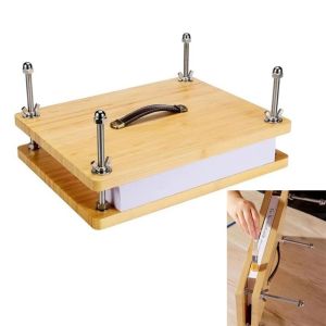 NEXASHOP with Ergonomic Handle Book Binding Press Durable Repair Crafts Sewing Supplies Book Binding Kits Creative Gift Book Binding Materials for Beginners Bookbinding Supplies