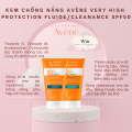 Kem chống nắng Avene Cleanance da dầu mụn / Avene  Fluid  da thường, hỗn hợp. 