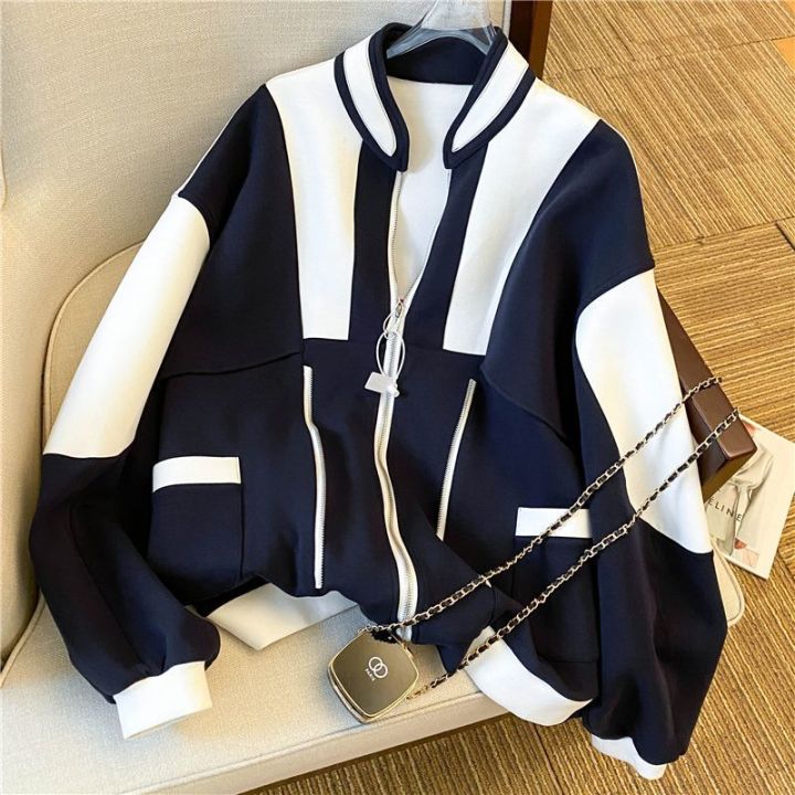 Jacket for Women Baseball Jacket Spring Autumn High Sense Color