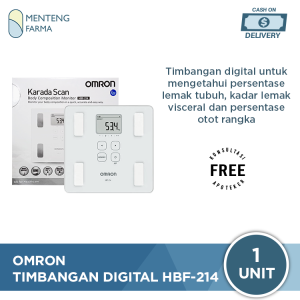 Omron Karada Scan Body Comosition Monitor HBF-214 - Timbangan Digital Komposisi Tubuh