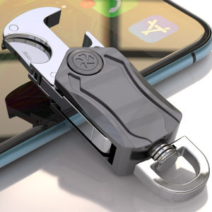 Praying Hand with Rosary Religious Christian Keychain Pray Before You Ride Keyring For Motorcycle Cafor Motorcycle Car