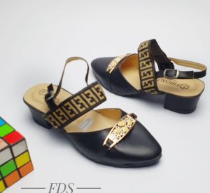 Sepatu Anak Perempuan Hak 3 cm USIA TK SAMPAI SD Motif Tali Belakang