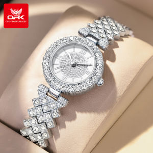 OPK watch for women original waterproof 2025 new diamond dial elegant casual luxury stainless steel ladies watch