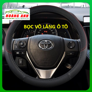 Bọc Vô Lăng Ô Tô Bọc Vo Lang Da PU Cao Cấp Bọc Volang Full Màu