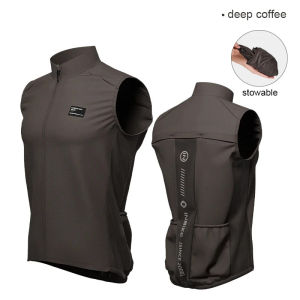 INBIKE Womens Cycling Vest Sleeveless Running Rain Jacket Lightweight MTB Biking Clothing Windbreakers Reflective With Pockets