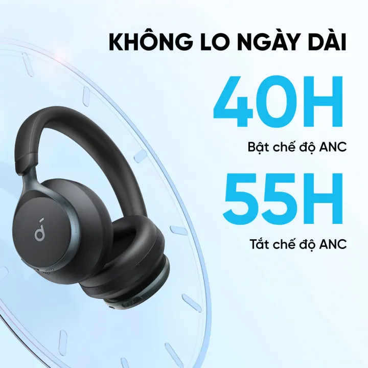 Tai nghe không dây chụp tai soundcore Space One | Âm thanh Hi-res | Giảm ồn 98% | 55 giờ phát nhạc | BigBuy360 - bigbuy360.vn Tai nghe không dây chụp tai soundcore Space One | Âm thanh Hi-res | Giảm ồn 98% | 55 giờ phát nhạc | BigBuy360 - bigbuy360.vn
