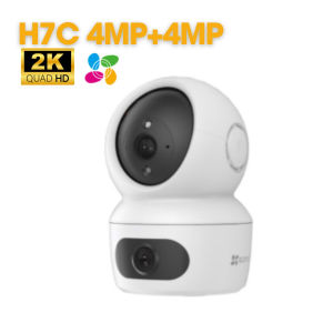 Camera Wifi EZVIZ 2 Mắt H7C 8MP 2K+ (4MP + 4MP) Cao Cấp Xoay 360 Độ - Đàm Thoại 2 Chiều - Theo Dõi Chuyển Động