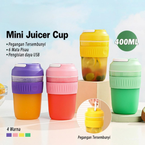 Mini Jus Elektrik Mug Pembuat Jus Isi Ulang USB Portabel Mini Blender Multifungsi untuk Membuat Jus Cup