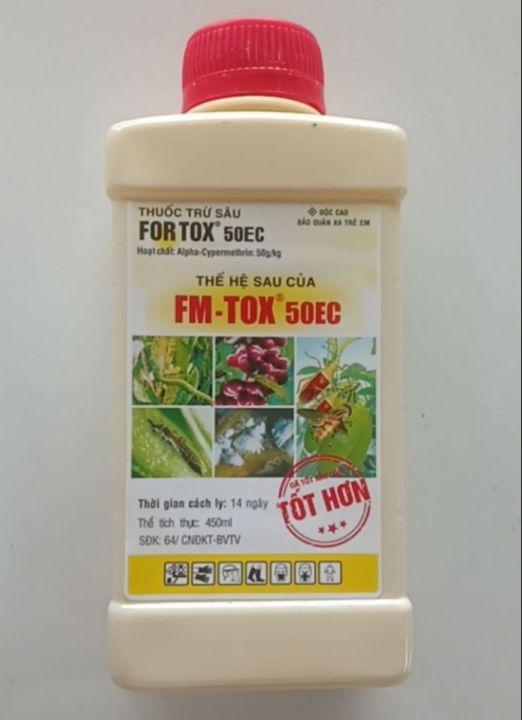 FM-TOX 50EC – FOR TOX 50EC – Trừ Sâu Đục Cành – Bọ Xít Muỗi – Sâu Róm ...