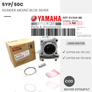(5YP/50C) BLOK SEHER SET YAMAHA JUPITER MX 135 LAMA JUPITER MX 135 NEW/ CYLINDER/ BLOCK/ SILINDER