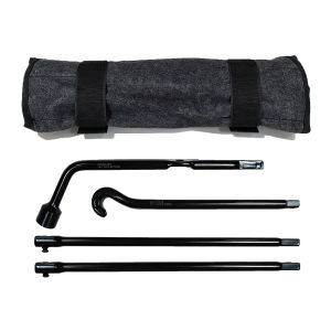 Automotive Wheel Nut Removal Wrench Set Portable Car Tire Maintenance Accessory for Road Emergency Use Fits Toyota and Majority of Cars