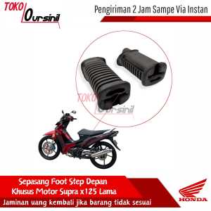 -OUX2- Footstep Depan dan Belakang Khusus Motor Supra x125 Lama