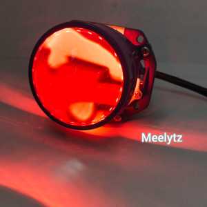 Biled Projector Ayoto 2.5inc Blue Lens 45watt Flat Cut plus devil eye