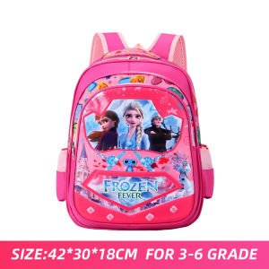 Astronaut Large School Bag with Keychain Durable for Kids Primary backpack