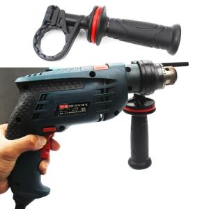 Impact Resistant Drill Grip Handle Fast Attach System Fit Most 1/4 to 3/8 Inch Tool Suitable for Carpentry Construction