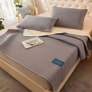 Chiếu Điều Hòa Chiếu Cao Su Non Họa Tiết 3D Mát Lạnh Chuẩn Hàng lᴏại 1 Tặng Kèm 2 Vỏ Gối Nằm - KiMi Decor