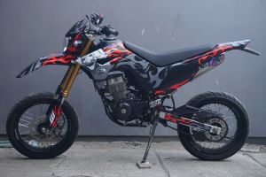 DECAL SUPERMOTO ANIME API API - STIKER FULLBODY CRF NEW 2024 D-I2-1498 D-I2-1521