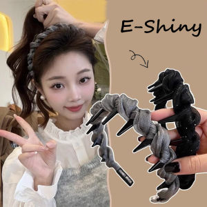 ที่คาดผมผู้หญิงแบบมีฟันกันลื่นในฤดูร้อนห่วงรัดผมแสนหวานผ้าโปร่งห่อตัวเครื่องประดับผมเดท