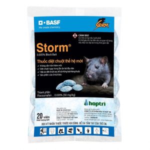 Thuốc diệt chuột Storm 0.005% (5 gói x 20 viên) (Bao bì mới)