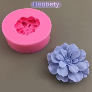 Heabety  1 cái đẹp hoa khuôn tự làm thạch cao nhựa nghệ thuật mềm Silicone fondant sô cô la khuôn xà phòng bánh trang trí dụng cụ nướng bánh