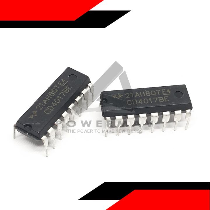 2pcs original cd4017 dip ic dip14 cd4017be 4017be cd4017 4017 decoders ...