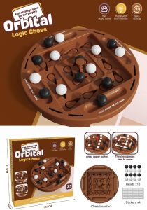 KTPH Two players orbital logic chess track game