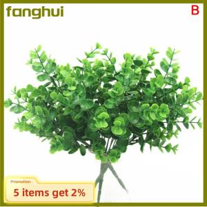 fanghui Artificial Plants Leaf Foliage Bush Home Office Garden Wedding Decors