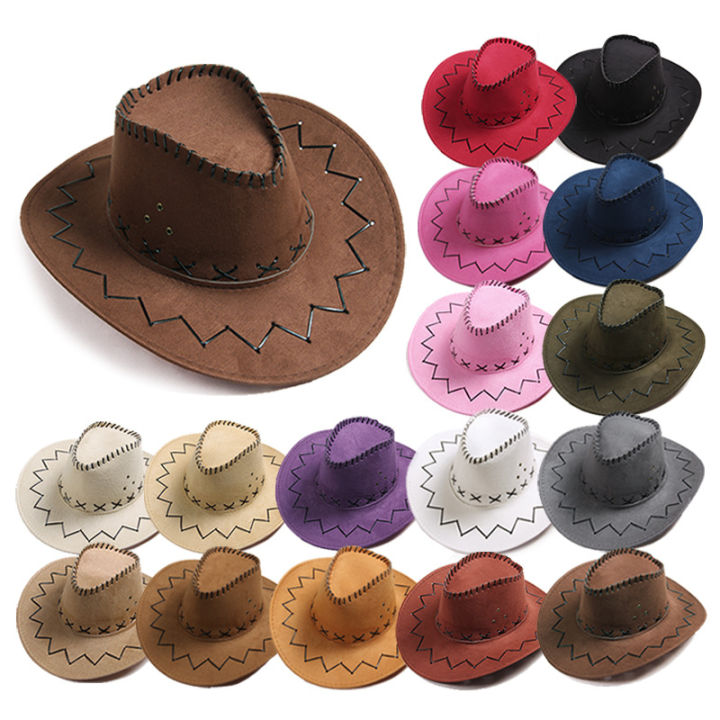 Adults Brown Cowboy Hat with Hatband | Halloween Express