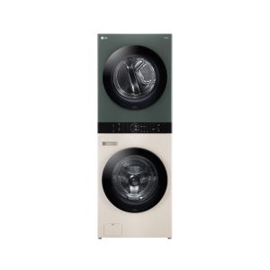 [Free $100 Grocery Voucher] [Pre-Order] LG Front Load WashTower™ 21/16kg WT2116NHEG | All-In-One Washer Dryer | AI DD™ | Turbowash™ 360 Steam