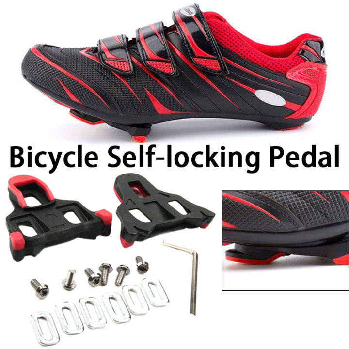 Bike Accessories Bicycle Self locking Pedal Cleat Road Bike Shoes Cleats Locking Plate Splint Riding Lazada PH