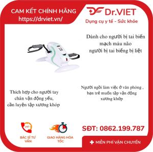 Bàn đạp điện tập tay chân thế hệ mới DVC08- Đức Cường tập VLTL cho người già người phục hồi sau chấn thương