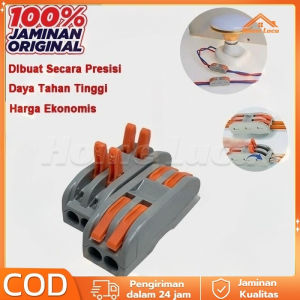 20/40 PCS Boxed Push-in Electrical Wire Connector Terminal Block Universal Fast Wiring Cable Connectors for Cable Connection  Compact Terminal Block Lever Cage Clamp