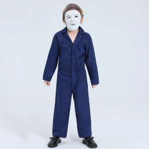 Fast shipping Child Halloween Kills Michael Myers Boys Frightful Scary Cosplay Costume Full Set with Mask