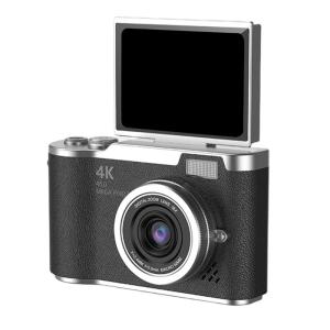 UltraHD 4K máy ảnh kỹ thuật số 64MP Sensorings gồm 18X zoom và Màn hình lật cho vlogger và du lịch