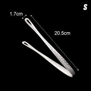 Stainless Steel Barbecue Clip Non-Slip BBQ Tongs Long Handle Steak Tongs Kitchen Cooking Tools Kitchen Accessories