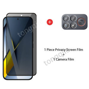 4in1 Private Tempered Glass For Poco F9 Ultra 5G F9Ultra Xiaomi 2025 Full Cover Screen Camera Lens Protector Anti Peek Privacy Film Protective Anti Scratch