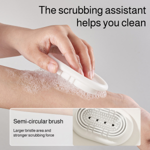 Wash Box Anti-mold Smiley Mini Cleaning Box Portable Detachable Brush Waterproof and Durable