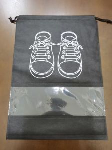 K.Outdoor shoe bag Dust proof shoe bag Fashion shoe bag High quality shoe bag Portable shoe bag Storage bag 1pcs Drawstring shoe bag