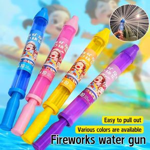 New Fireworks Water Gun Fireworks Water Spraying Toys Manual Pumping Childrens Toy Outdoor Water Gun Kids Water Shooter Outdoor Beach Game Toy Water Toys  Summer Outdoor Toy for Kids