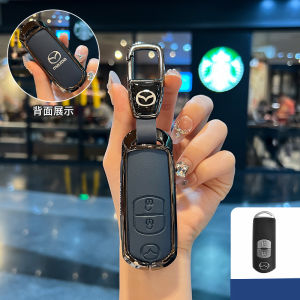 for Mazda เคสกุญแจรีโมทรถยนต์ สําหรับ Mazda 2 Mazda 3 Mazda 4 6 CX3 CX4 CX5 CX9 ของแต่งรถยนต์ พวงกุญแจ