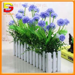 Giỏ Hoa Lụa Giỏ Hàng Rào Gỗ Cắm Dài 50cm Cắm Sẵn Nhiều Mẫu Hoa Lá Trang Trí Độc Đáo DC-474