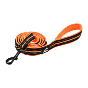 HamshMoc Nylon Dog Leash Strong Pet Leash Accessories for Dogs with Reflective Stitching Secure Hook Comfortable Handle for Dog
